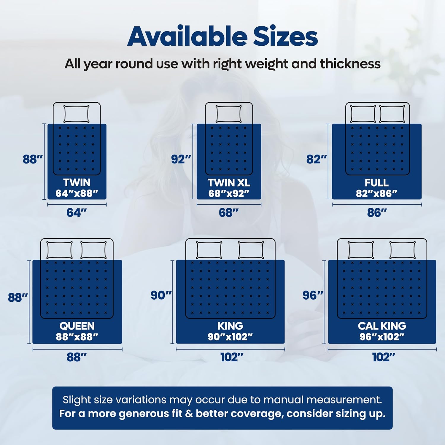 Comforter Duvet Insert, Quilted Comforter with Corner Tabs, Box Stitched down Alternative Comforters King Size (White)